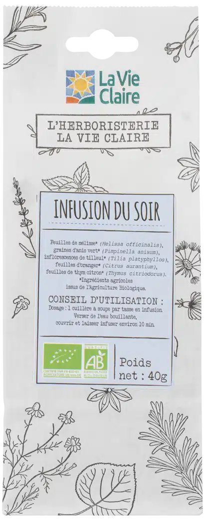 Infusion soir bio