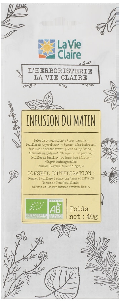 Infusion matin bio