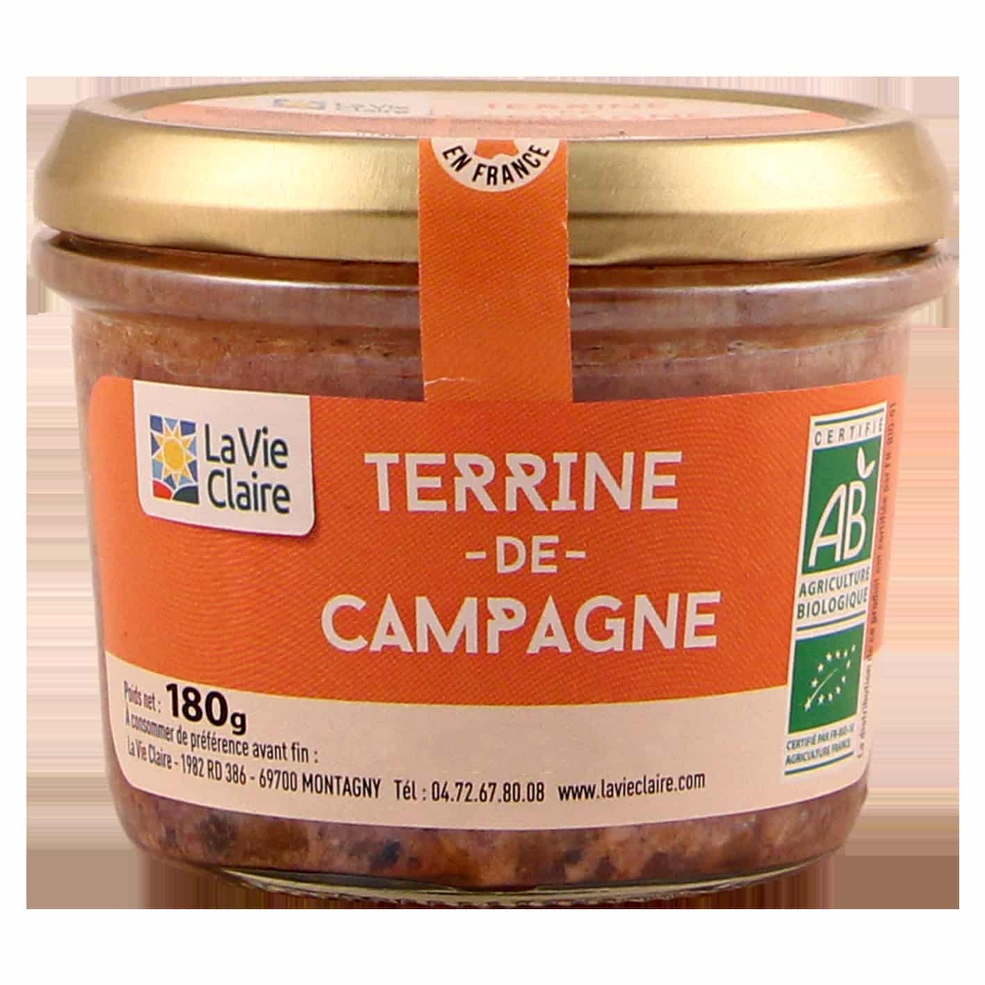 Terrine de campagne bio