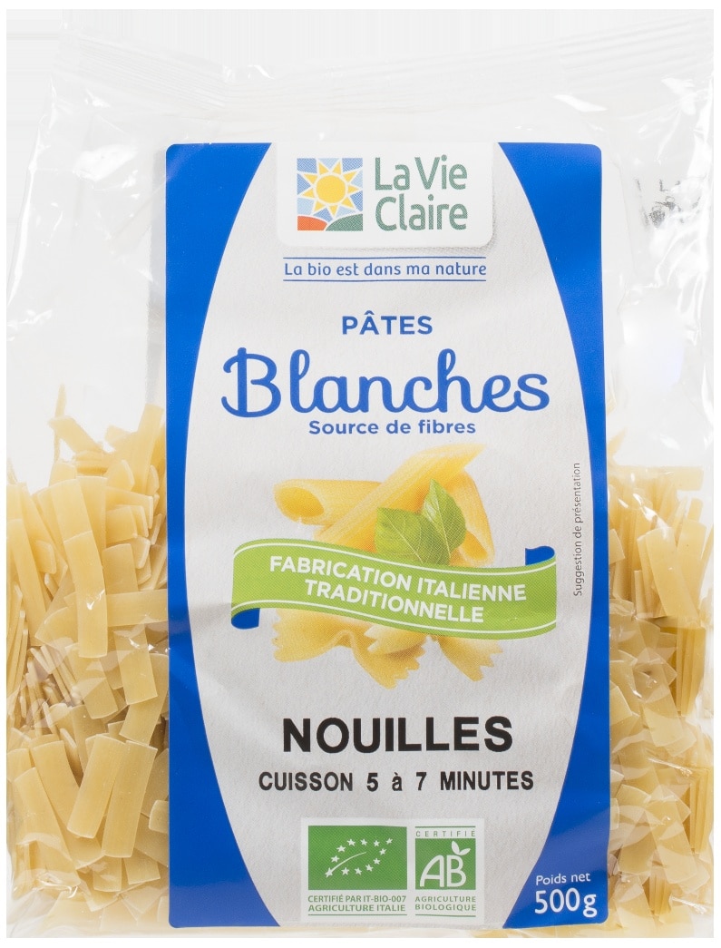 Nouilles blanches bio