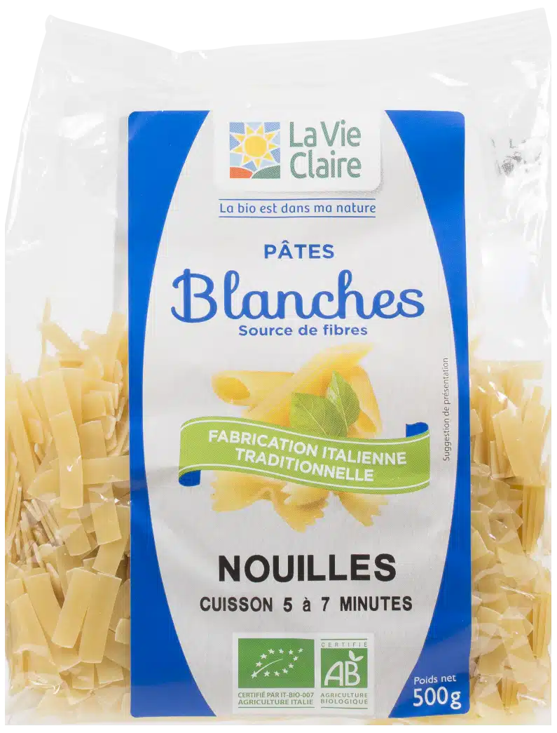 Nouilles blanches bio