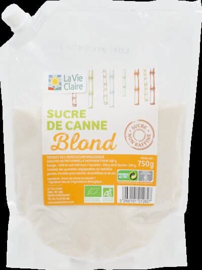 Sucre de canne blond bio