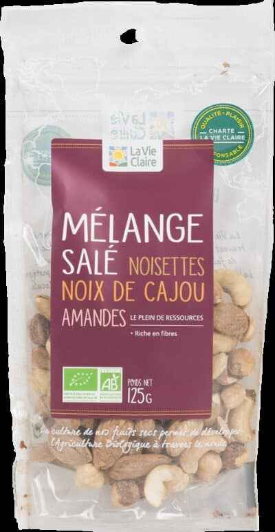 Mélange salé apéritif bio