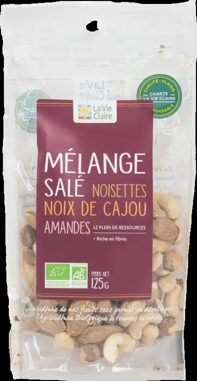 Mélange salé apéritif bio