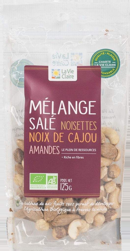 Mélange salé apéritif bio