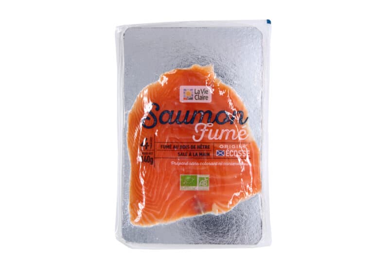 SAUMON FUME BIO 4T 140G