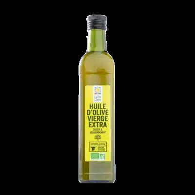 Huile d'olive vierge extra issue de l'agriculture biologique