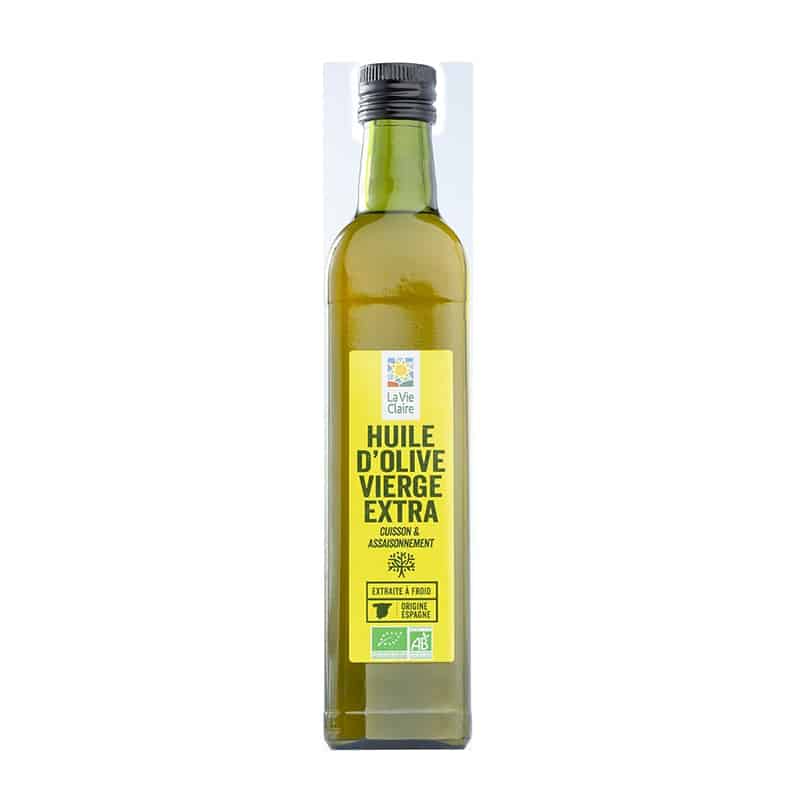 Huile d'olive vierge extra issue de l'agriculture biologique