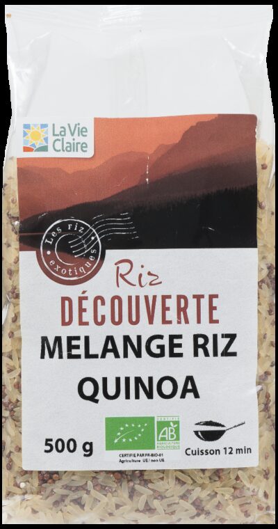 Mélange riz et quinoa rouge bio