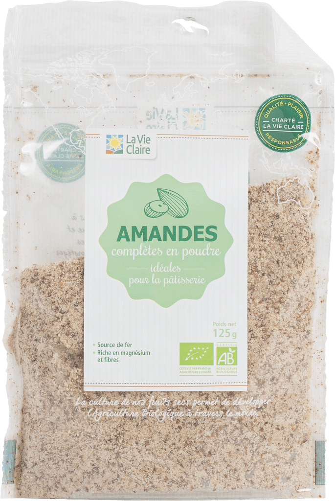 Poudre d'amande complète bio