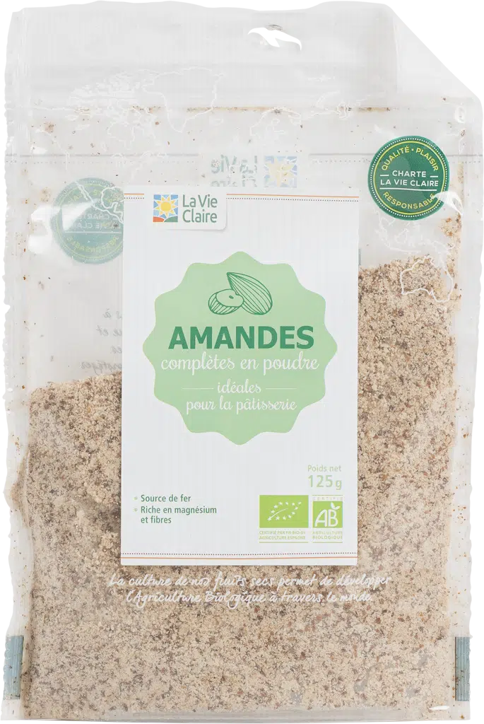 Poudre d'amande complète bio
