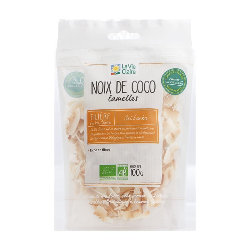 Noix de coco en lamelles bio