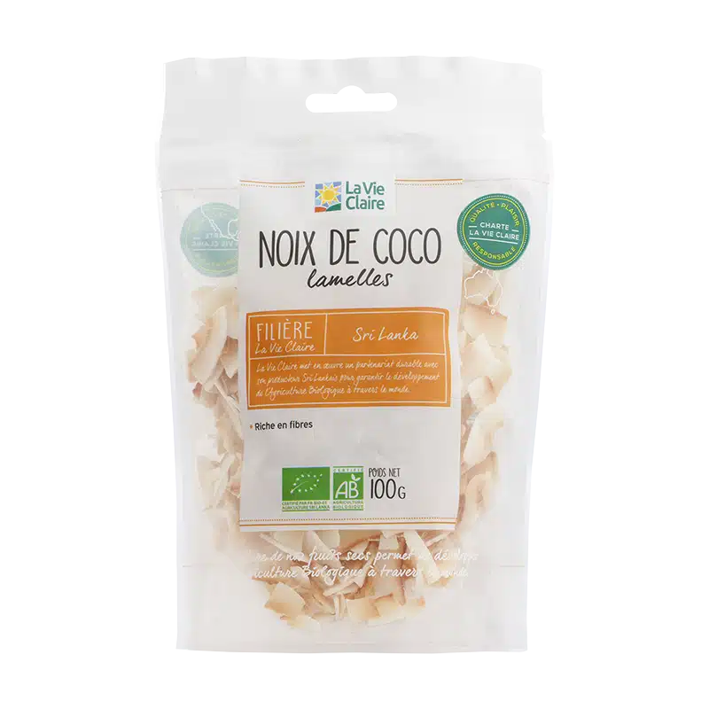 Noix de coco en lamelles bio