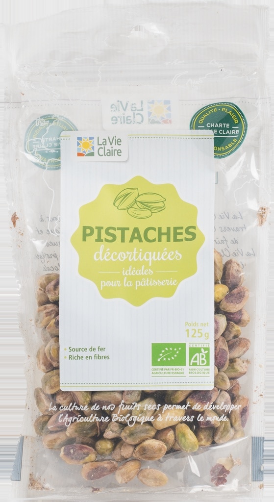 Pistaches décortiquées bio