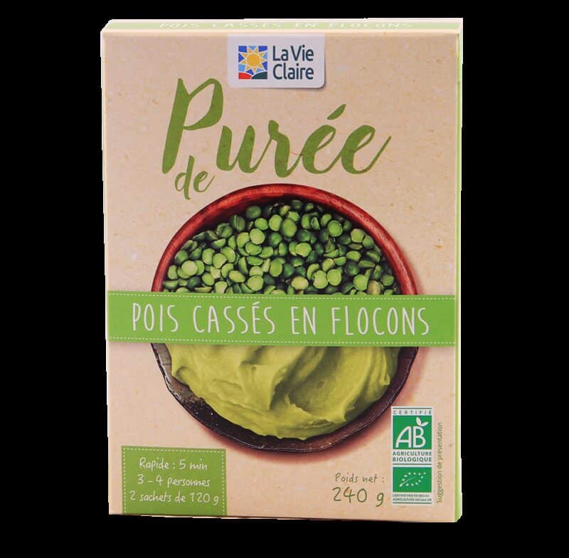 Purée de pois cassé en flocons