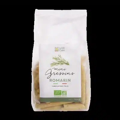 Mini gressins au romarin bio