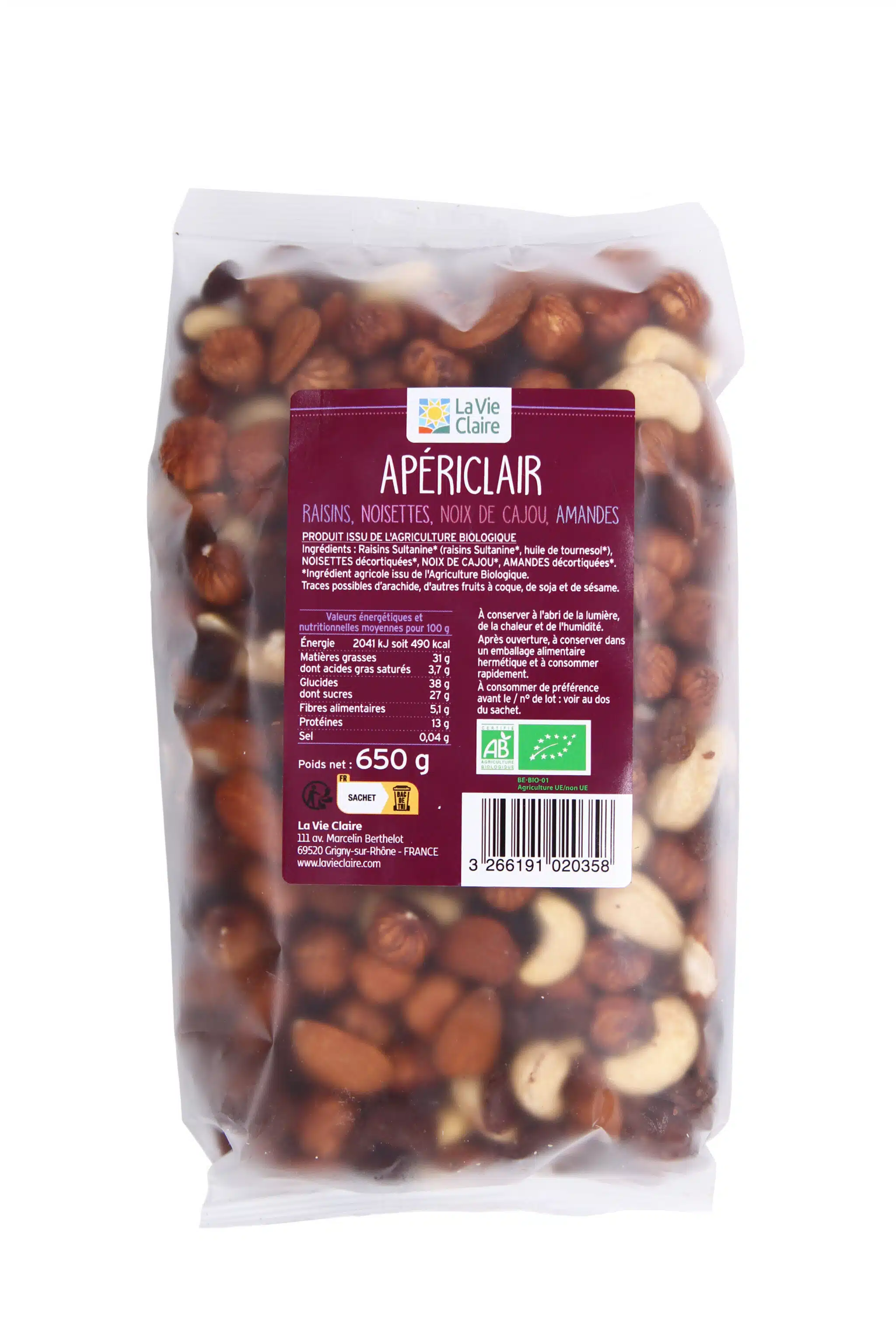 Mélange apériclair bio