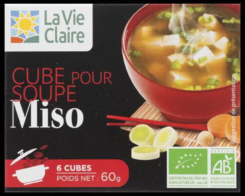 Cube pour soupe Miso bio