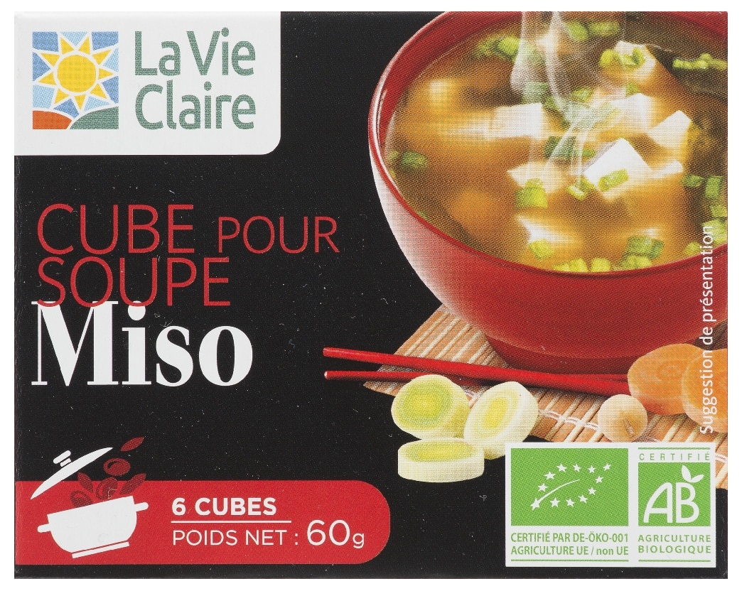 Cube pour soupe Miso bio