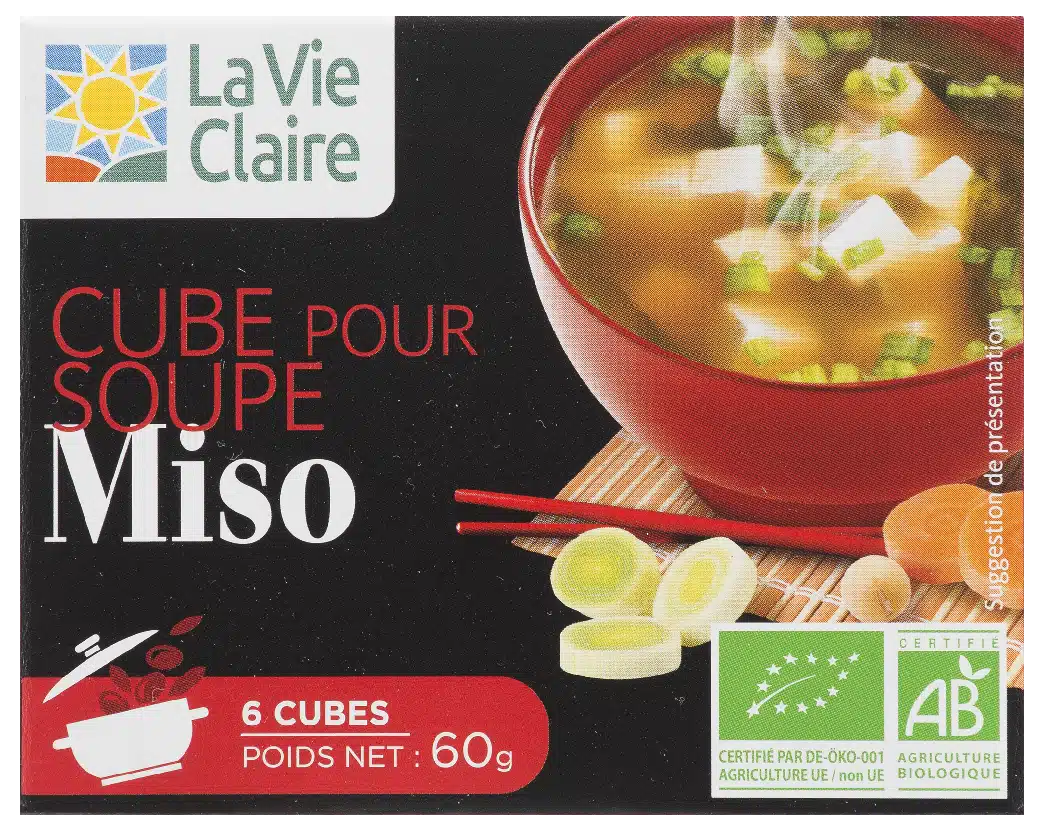 Cube pour soupe Miso bio