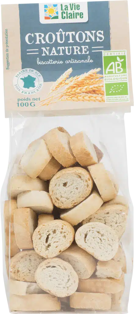 Croûtons nature bio