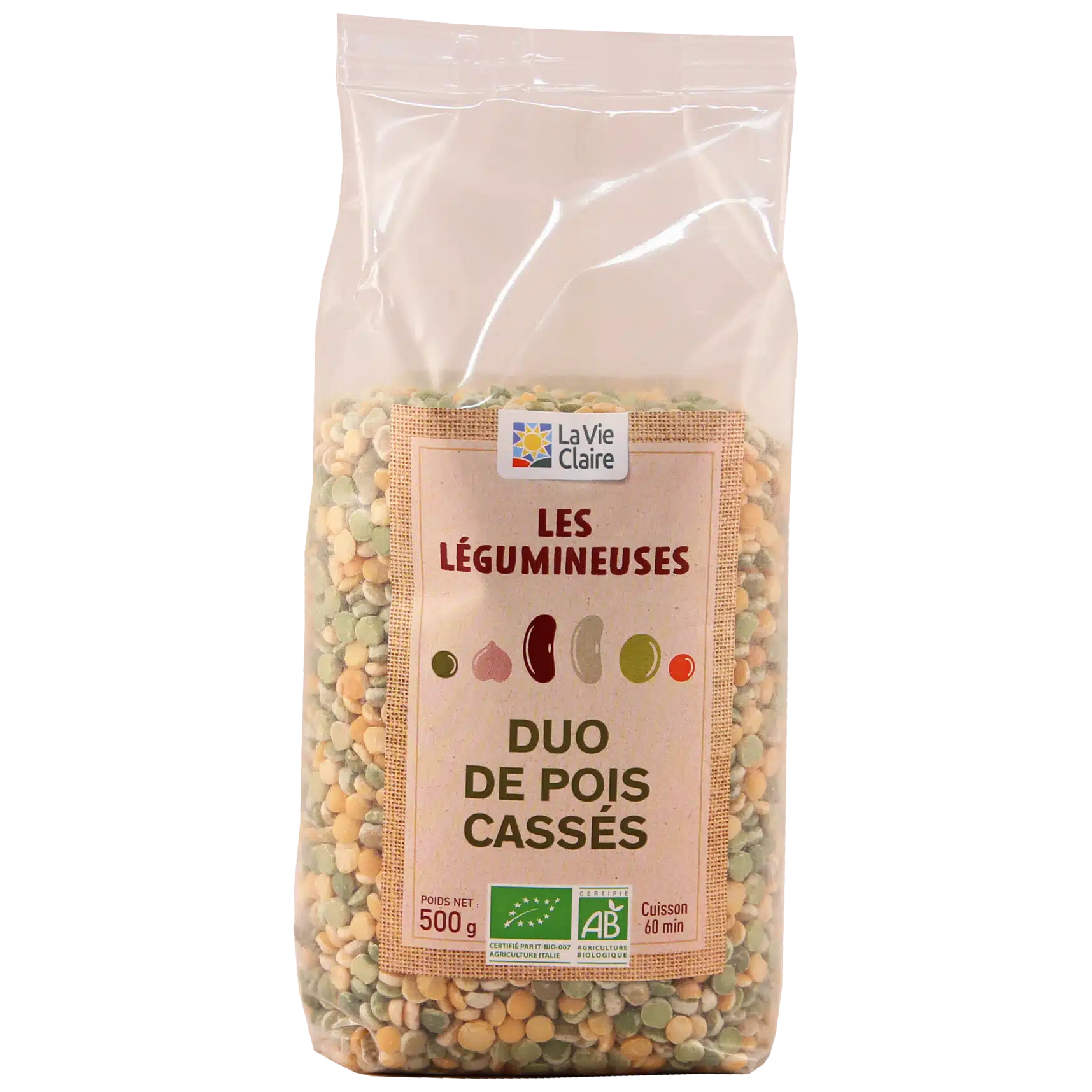 Duo de pois cassés bio