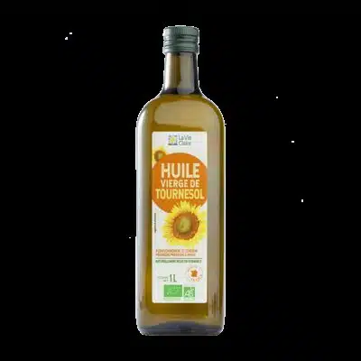 Huile de tournesol vierge biologique