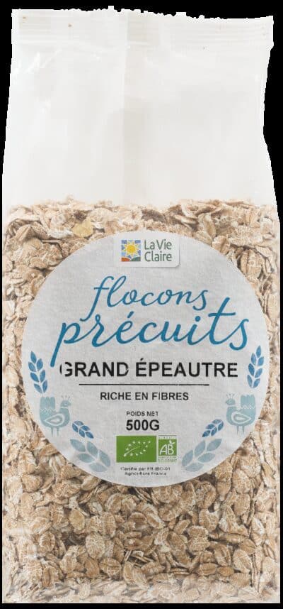Flocons précuits grand d'épeautre bio