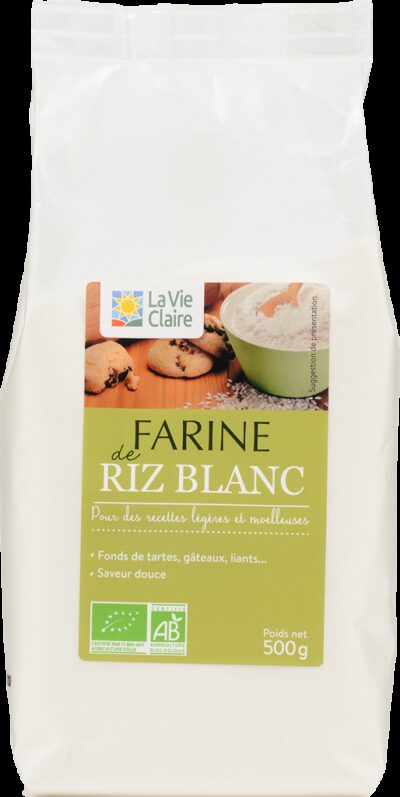 Farine de riz blanc bio