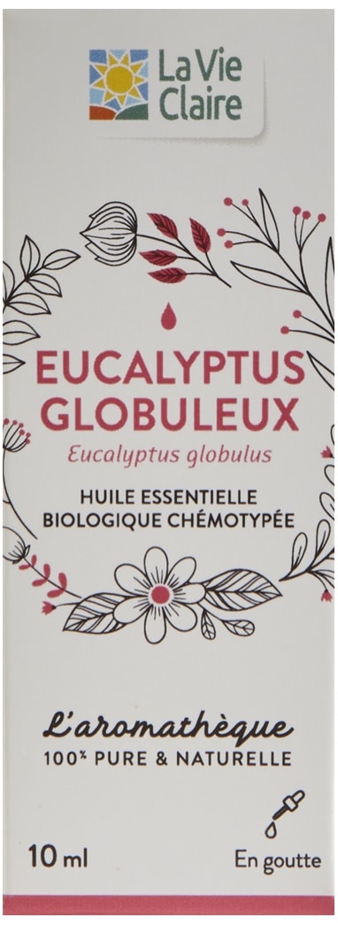 Huile essentielle d'eucalyptus globuleux bio