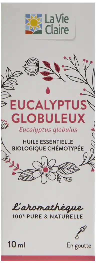 Huile essentielle d'eucalyptus globuleux bio