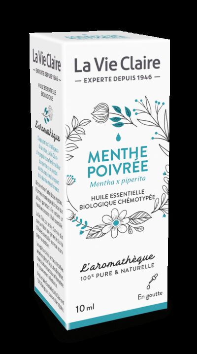 Huile essentielle de menthe poivrée bio