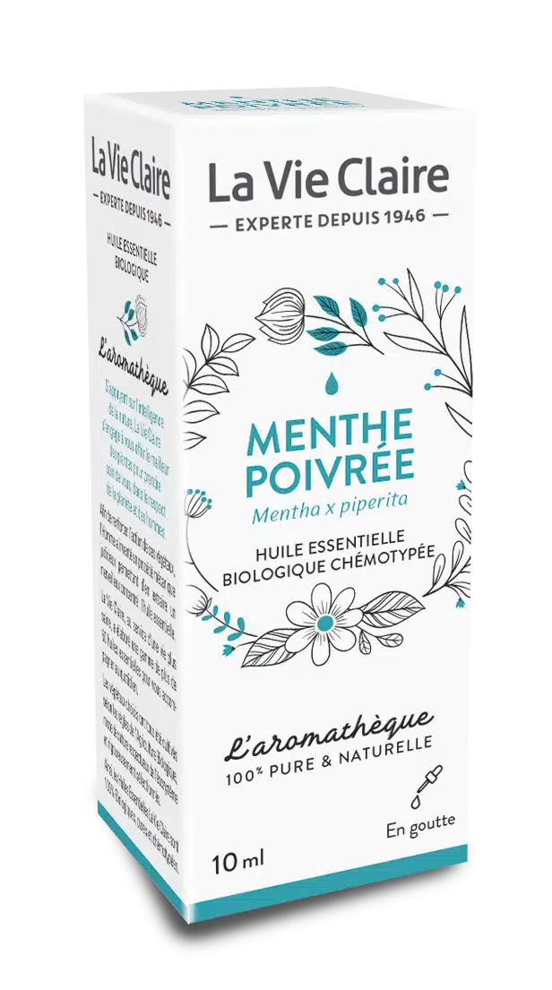 Huile essentielle de menthe poivrée bio