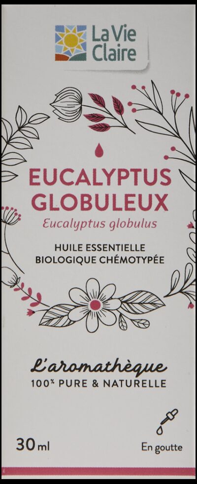 Huile essentielle d'eucalyptus globuleux bio