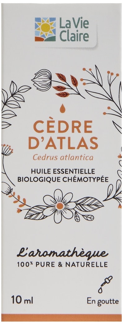 Huile essentielle de cèdre de l'atlas bio