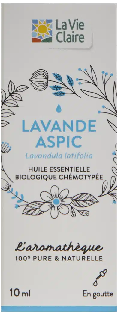 Huile essentielle de lavande aspic bio
