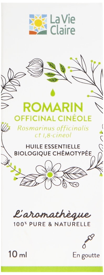 Huile essentielle de romarin à cinéole bio