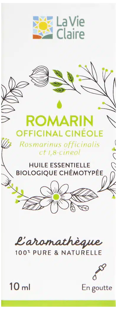 Huile essentielle de romarin à cinéole bio