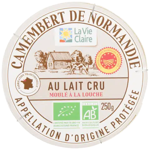 Camembert de Normandie au lait cru bio