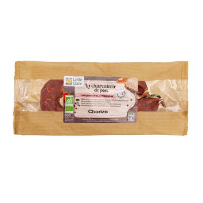 Chorizo bio courbe 200g