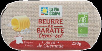 Beurre de baratte demi-sel bio