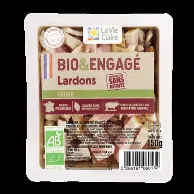 Lardons nature sans nitrite bio