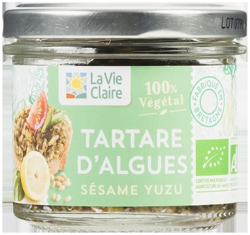Tartare d'algues sésame yuzu bio