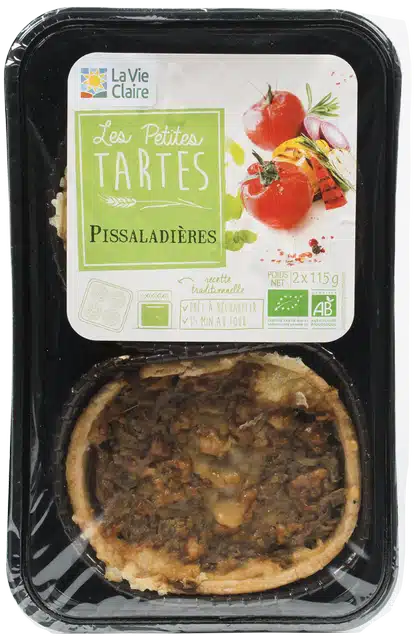 Tarte pissaladière bio