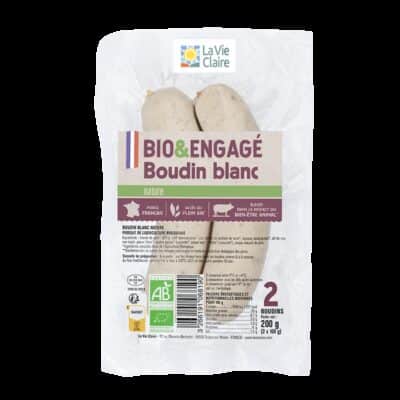 Boudins blancs nature bio