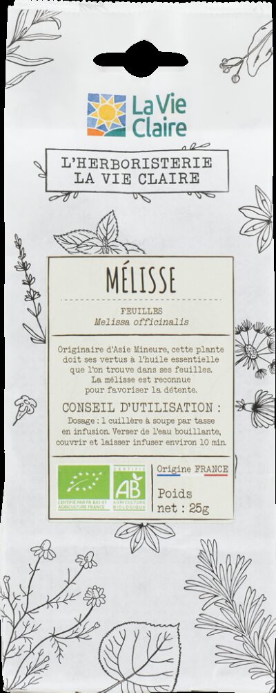 Melisse feuilles bio