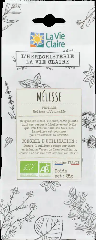Melisse feuilles bio