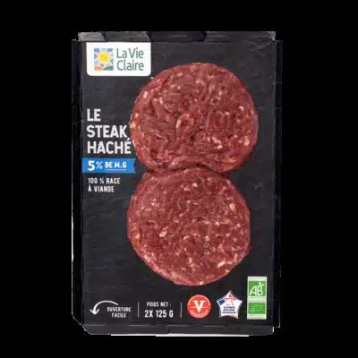 Steak haché 5% MG bio