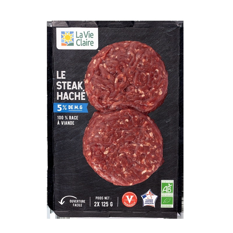 Steak haché 5% MG bio