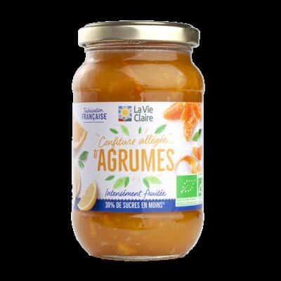 Confiture allégée aux 3 agrumes bio